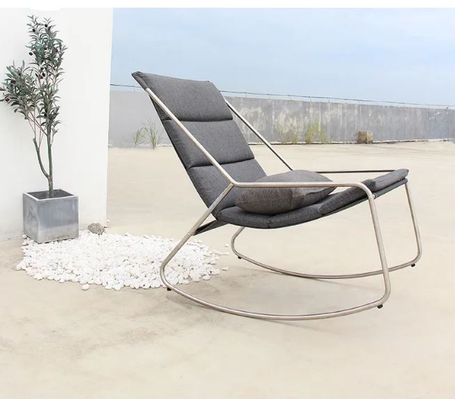 Mecedora inoxidable 304