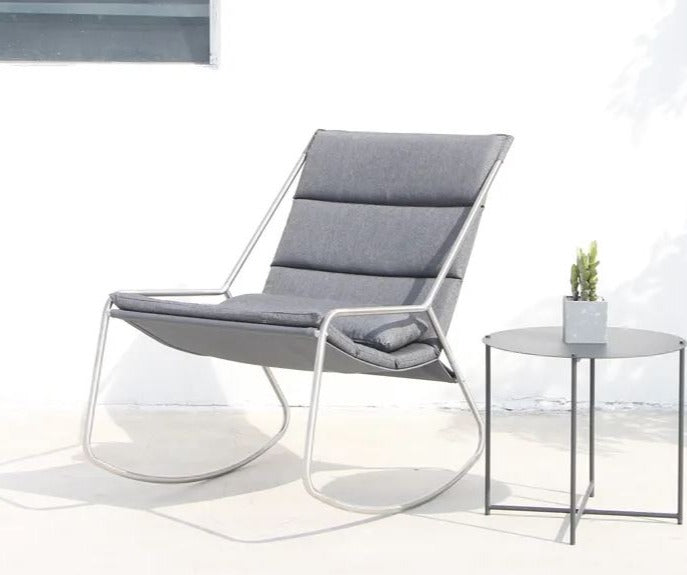 Mecedora inoxidable 304
