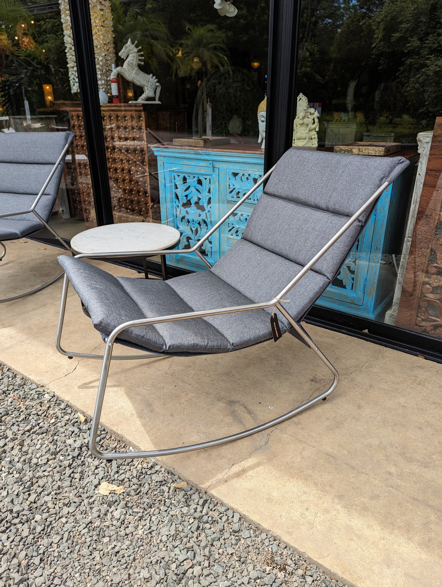 Mecedora inoxidable 304
